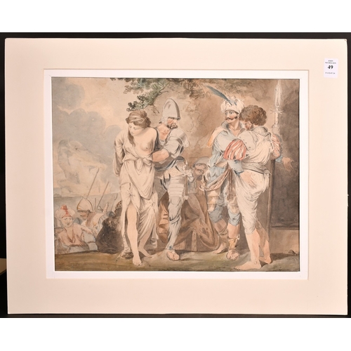 49 - Richard Corbould (1757-1831) After John Hamilton Mortimer (1741-1779) - Watercolour - 