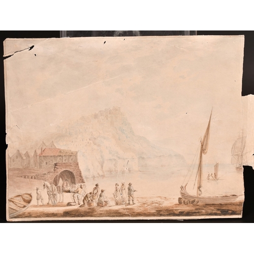 60 - Early 19th Century English School, A view of Robin Hood Bay, 8.5