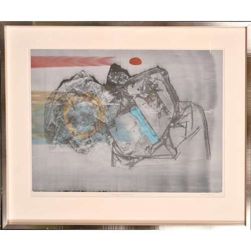 63 - Walter Hoyle (1922-2000), 'January Landscape', original print, mixed method, signed and inscribed in... 