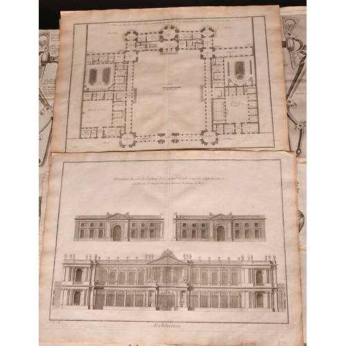 93 - 17th Century French School, 'L'Instruction du Roy. En L'Exercice de Monter a Cheval', engravings, al... 