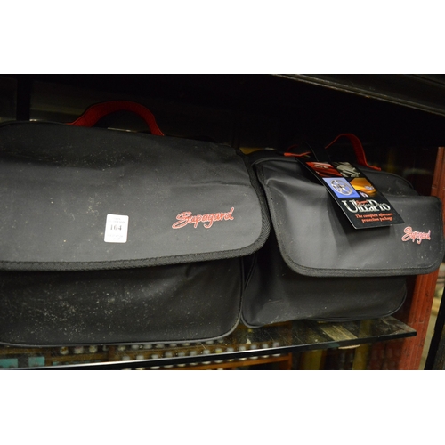 104 - Two sets of car cleaning equipment.