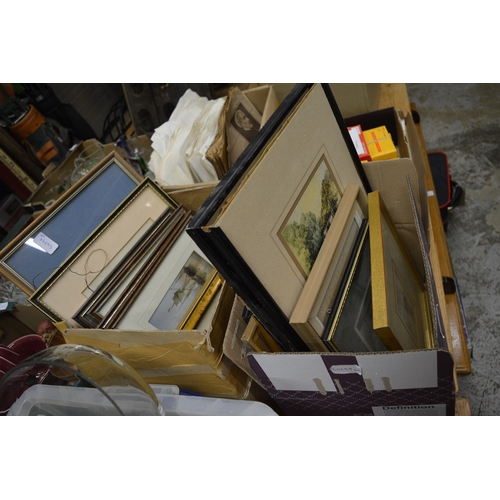 138 - Two boxed of pictures.