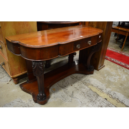 154 - Victorian mahogany dressing table.