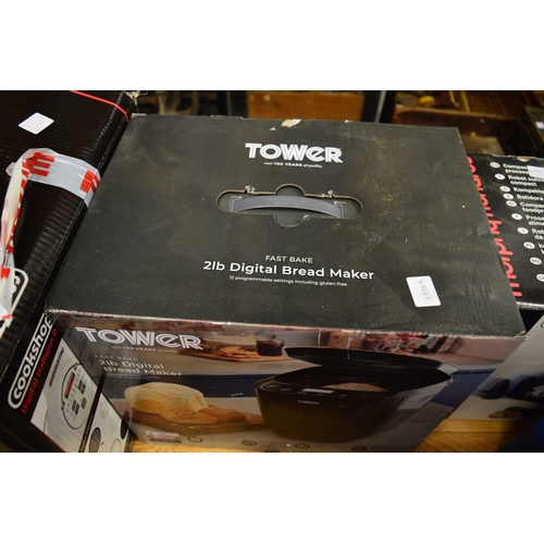 161 - A metal detector, boxed kitchen items etc.