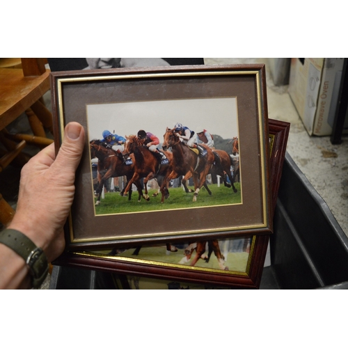 134 - Boxing and horse racing memorabilia.