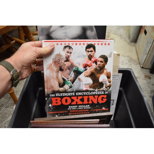 134 - Boxing and horse racing memorabilia.