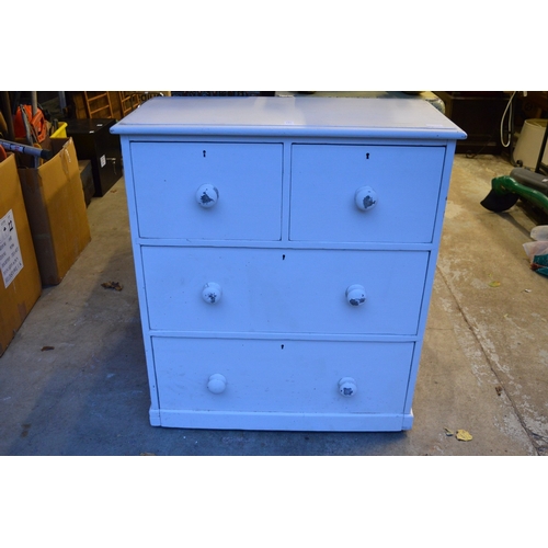 147 - Victorian pine chest of drawers.