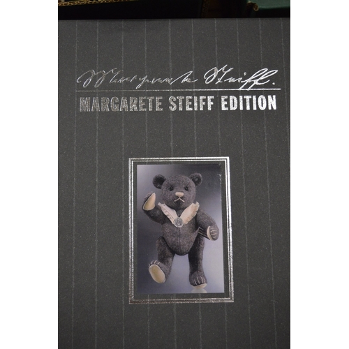 606 - A Steiff limited edition bear 'Hans' no: 229/500 with original box and book.