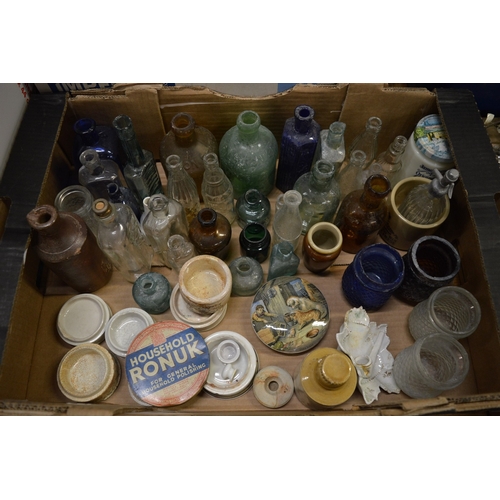 645 - Old bottles, jars etc.