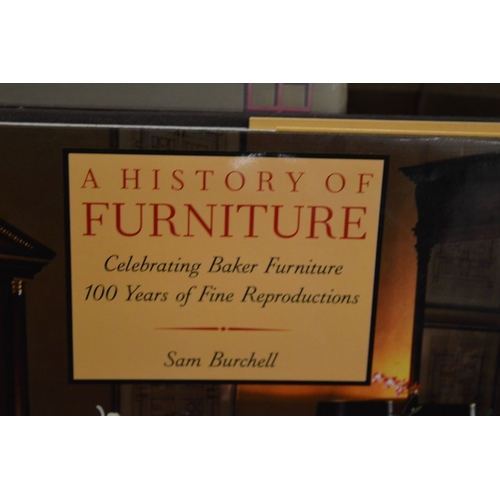 650 - A small group of furniture related books.