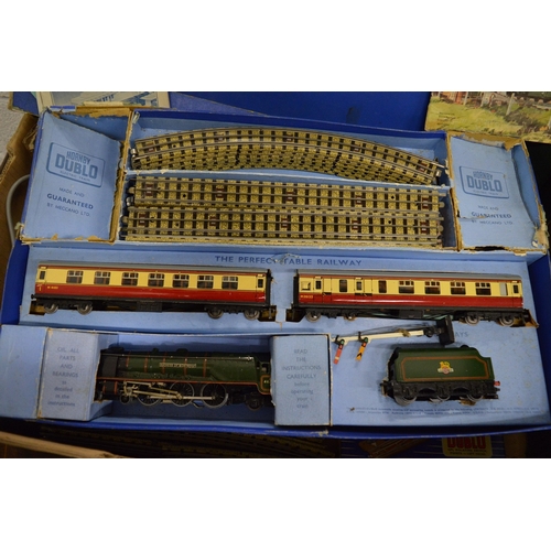 753 - A Hornby OO Dublo electric train set, boxed with numerous accessories.