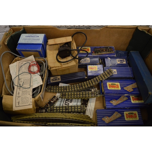 753 - A Hornby OO Dublo electric train set, boxed with numerous accessories.