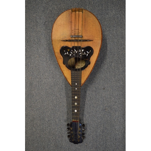 769 - Giovanni De Meglio e Figlio, Napoli, mandolin model 1 (A) No 4580, dated 1896, complete with origina... 