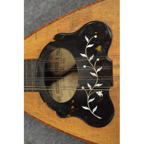 769 - Giovanni De Meglio e Figlio, Napoli, mandolin model 1 (A) No 4580, dated 1896, complete with origina... 