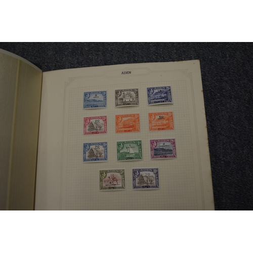 879 - Stamps, a good large collection of British and Commonwealth stamps, some framed and glazed, the majo... 