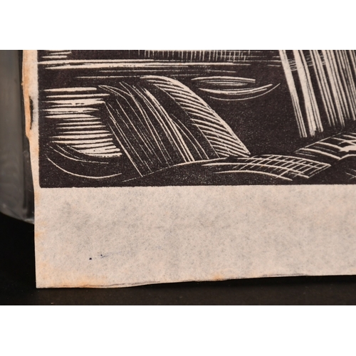 1 - Paul Nash (1889-1946), 'Dark Lake', wood engraving, signed and inscribed in pencil and dated 1921, 4... 