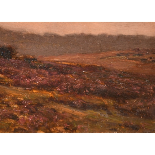 178 - Frederick Golden Short (1863-1936), a New Forest View at dusk, oil on panel, signed and dated 1906, ... 