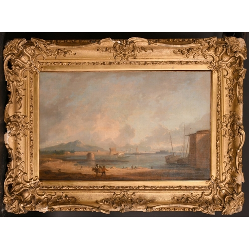 193 - Circle of Richard Parkes Bonnington, view of the Port of Leghorn, Italy, oil on canvas, ascribed to ... 