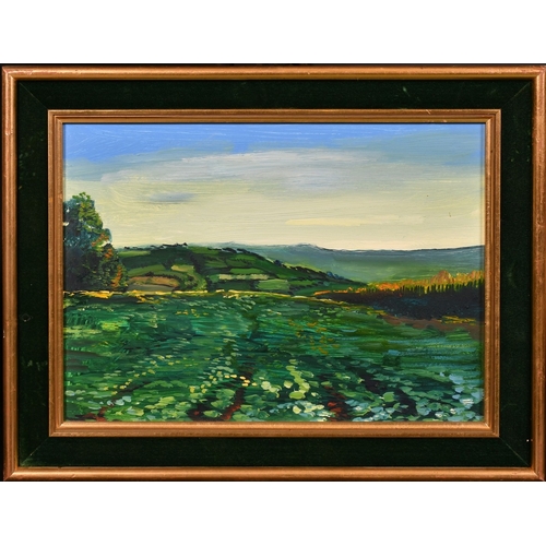 266 - John Cherrington, a collection of six oil paintings, four landscapes and two still life paintings, e... 