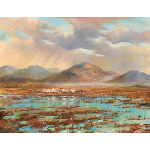 269 - Paul O'Flaherty (20th Century), 'Connemara Co Glaway, Ireland', oil on canvas, signed and dated 97, ... 