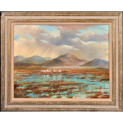 269 - Paul O'Flaherty (20th Century), 'Connemara Co Glaway, Ireland', oil on canvas, signed and dated 97, ... 