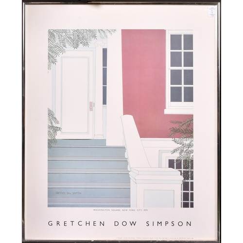 35 - A pair of posters relating to the American artist Gretchen Dow Simpson, each around 27