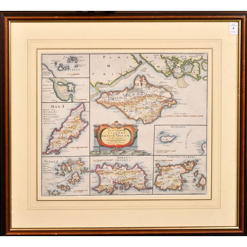 4 - Robert Morden, late 17th/ early 18th Century engraved map, 'The Smaller Islands in the British Ocean... 