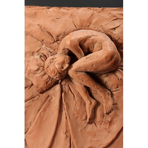 56 - Paul Day (b. 1967), a sleeping female nude, terracotta, signed and dated 1997, height - 31