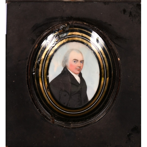 62 - Attributed to Frederick Buck (1771-1840), Circa 1797, a miniature portrait of William Noble of Cork,... 