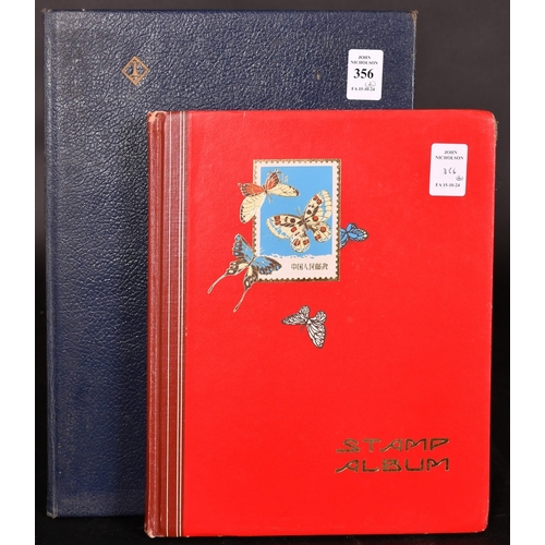 356 - TWO STAMP ALBUMS 