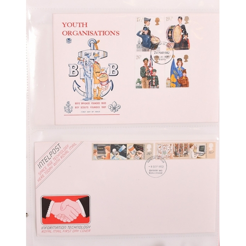 367 - AN ALBUM OF 40 FIRST DAY COVERS.