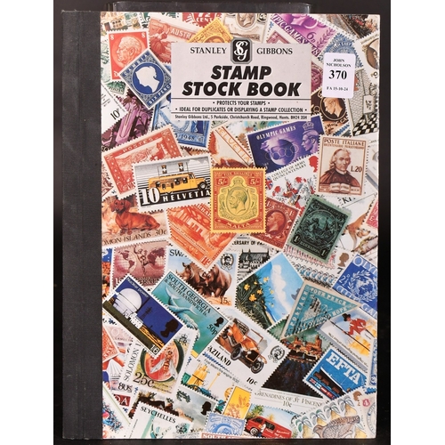 370 - THE STANLEY GIBBONS STAMP BOOK, various. 9 pages.