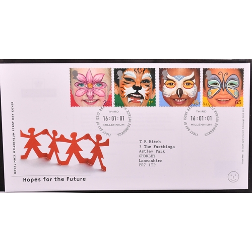 372 - AN ALBUM OF 46 FIRST DAY COVERS.