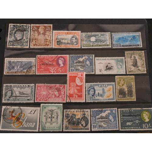 511 - A BOX OF VARIOUS BRITISH COMMONWEALTH STAMPS.