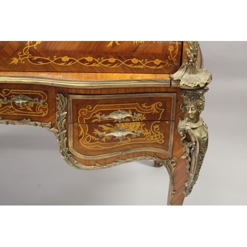 14 - A LOUIS XV CYLINDER BUREAU DE ROI 