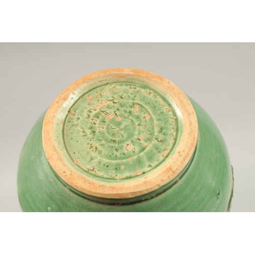 155 - A CHINESE JIAN WARE VASE. 30cms high.