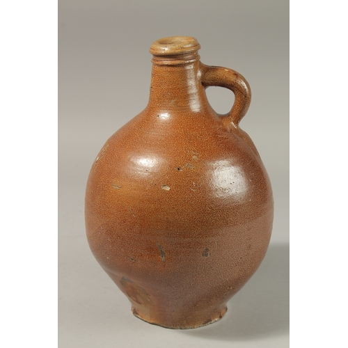 80 - AN EARLY LARGE SALT GLAZE BELLARMINE with marks.