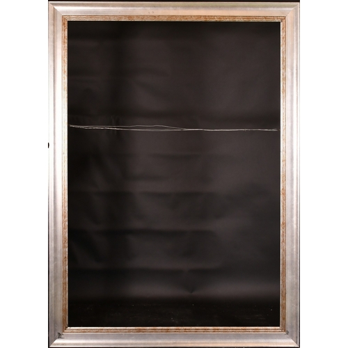 13 - A 20th Century frame with a painted and silvered effect, rebate size 51