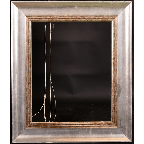 17 - A 20th Century silvered frame, rebate size 13