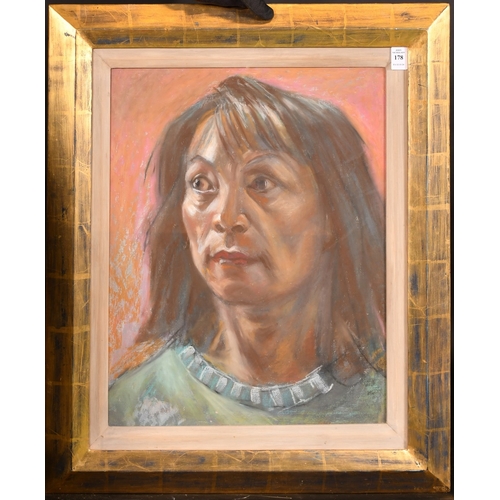 178 - A 20th Century pastel portrait of a South East Asian woman, 19