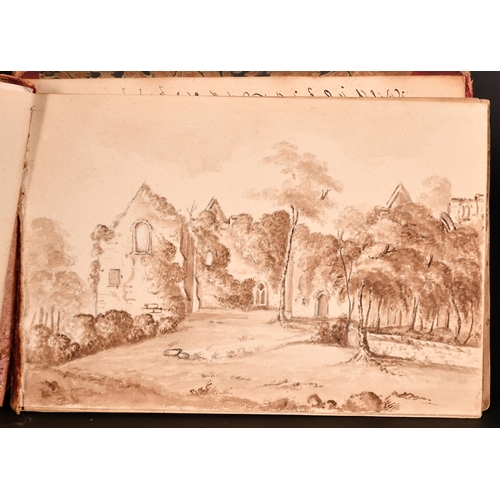 206 - An Album of 'Sepia Drawings of the Southampton Neighbourhood and the Isle of Wight', by Anna Sophia ... 