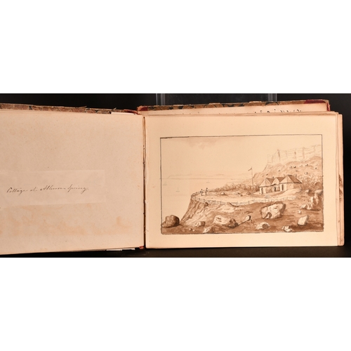 206 - An Album of 'Sepia Drawings of the Southampton Neighbourhood and the Isle of Wight', by Anna Sophia ... 