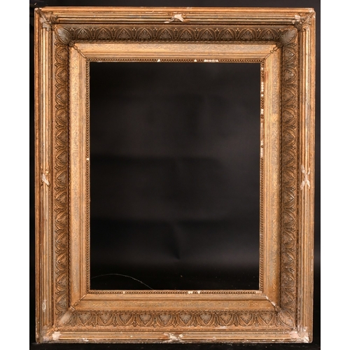 22 - A 19th Century gilt composition frame with anthemion decoration, 19.75