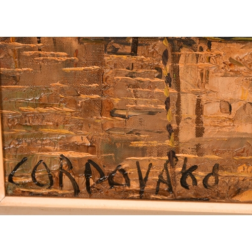 276 - CORPAVKO.VENETIAN SCENE, signed and dated '68', 24ins x 35ins (61cm x 89cm)