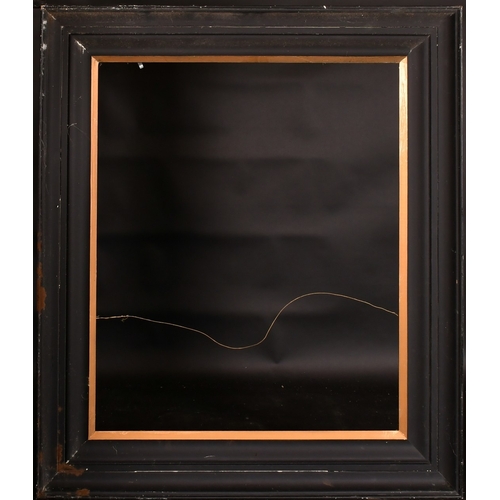 4 - An ebonized moulded frame, rebate size 29