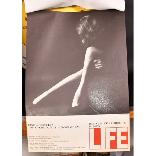 49 - Two Posters, one for a German theatre production, the other showing a photograph of Marlene Dietrich... 