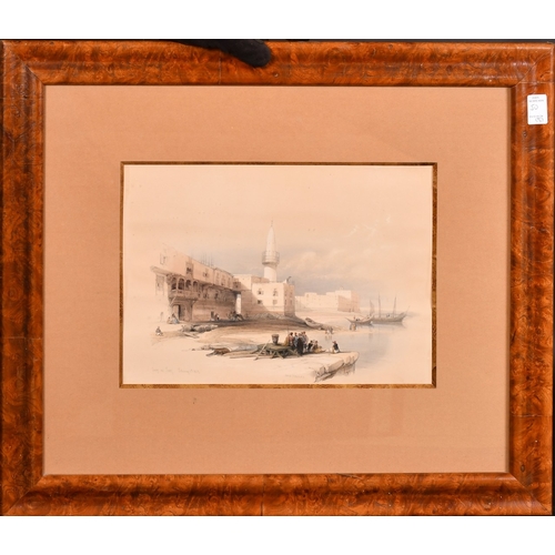 50 - David Roberts, 'Bethlehem', a 19th Century hand coloured lithograph, along with 3 further hand colou... 