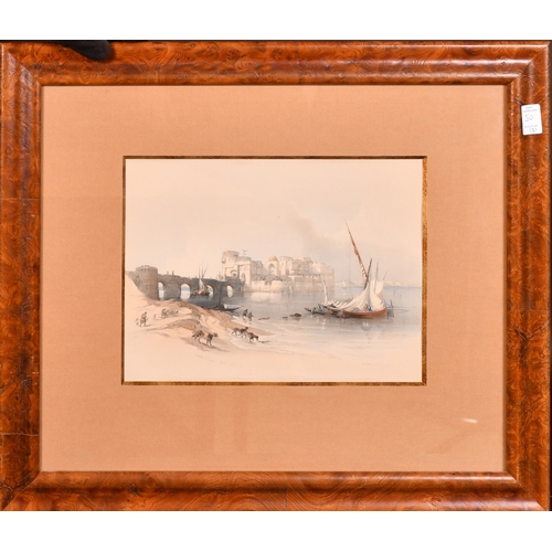 50 - David Roberts, 'Bethlehem', a 19th Century hand coloured lithograph, along with 3 further hand colou... 