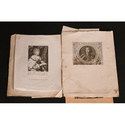 63 - A collection of Old Master and later prints by various hands, mostly figure studies, unframed, (9).