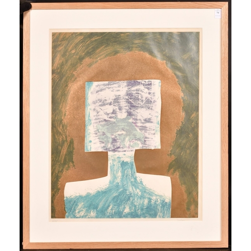 79 - Sydney Nolan, 'Ned Kelly', colour print, signed in pencil and numbered 65/65, 25